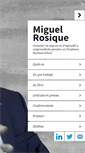 Mobile Screenshot of miguelrosique.com